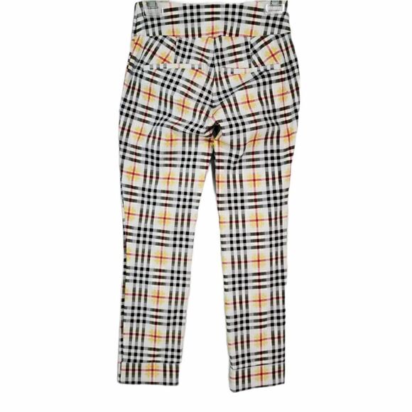 New York & Company Plaid Stretch Ankle Length Pant - Picture 6 of 12